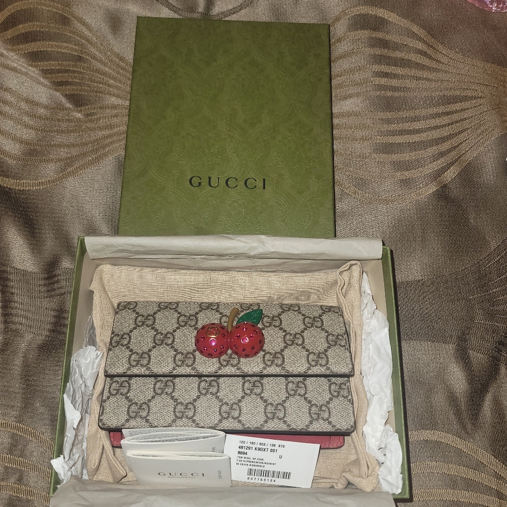 Cherry Gucci Crossbody Bag